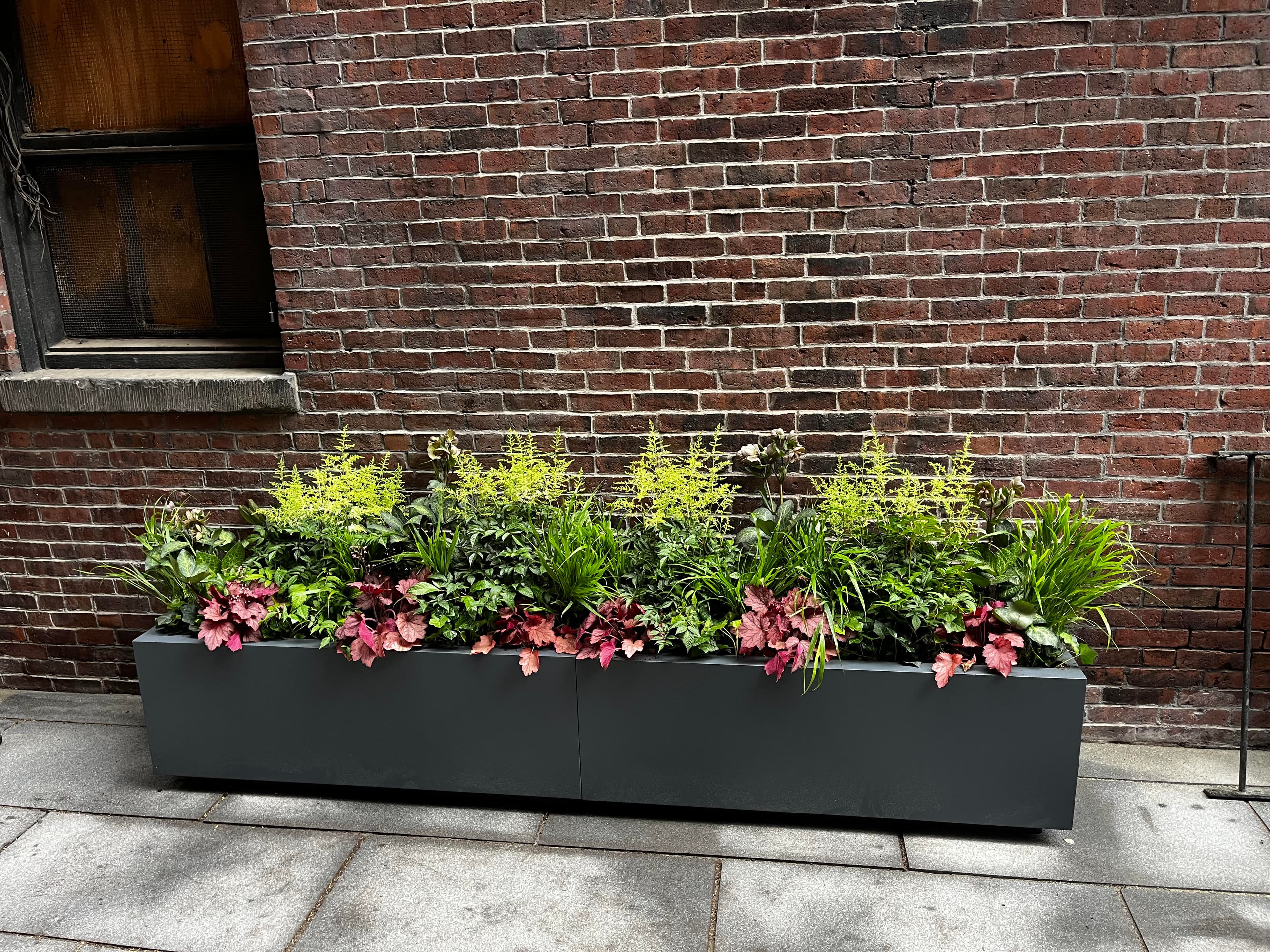 Elegant patio planters